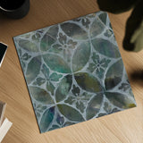 Tile Element II by Danhui Nai. Shown as a detailed flat fine art print, highlighting archival giclee quality. Available as an archival giclee rolled canvas, fine art paper, or poster print. SKU 30141a.