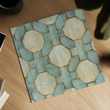 Tile Element V by Danhui Nai. Shown as a detailed flat fine art print, highlighting archival giclee quality. Available as an archival giclee rolled canvas, fine art paper, or poster print. SKU 30144a.
