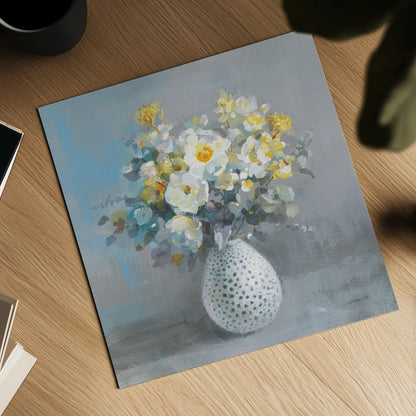 Touch of Spring II by Danhui Nai. Shown as a detailed flat fine art print, highlighting archival giclee quality. Available as an archival giclee rolled canvas, fine art paper, or poster print. SKU 69673a.