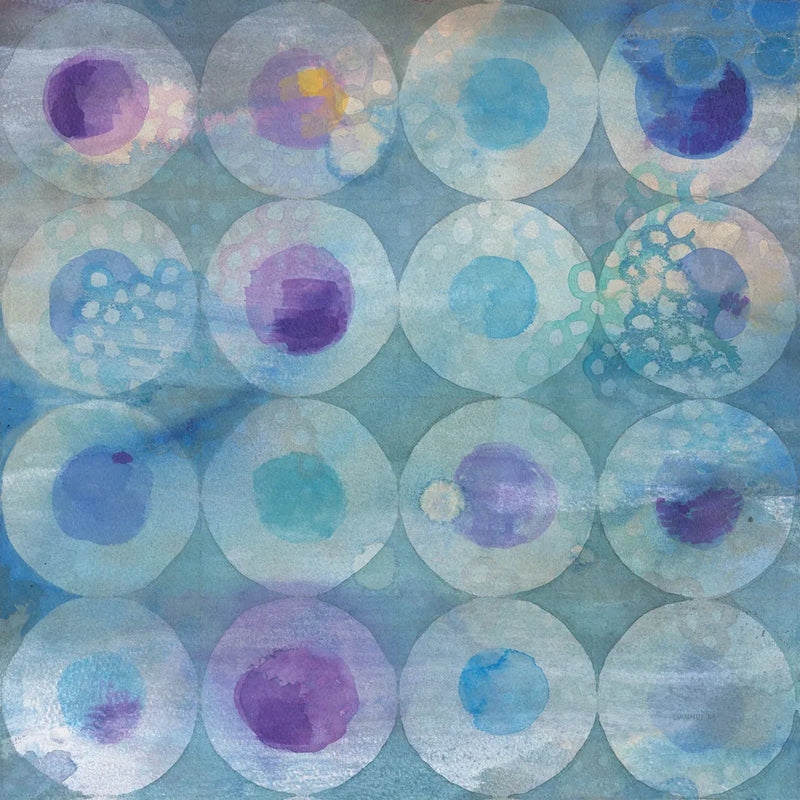 Touching Circles II by Danhui Nai. SKU 44153a. Archival Giclee Fine art print for wall decor.