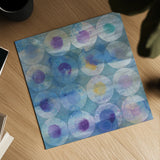 Touching Circles III by Danhui Nai. Shown as a detailed flat fine art print, highlighting archival giclee quality. Available as an archival giclee rolled canvas, fine art paper, or poster print. SKU 44154a.