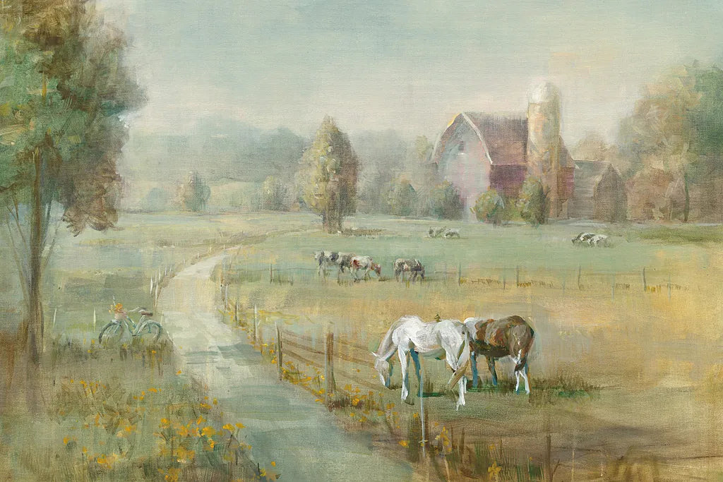 Tranquil Farm Crop by Danhui Nai. SKU 31266i. Archival Giclee Fine art print for wall decor.