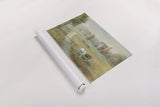 Tranquil Farm Crop by Danhui Nai. shown as a rolled paper print. Available as archival giclee rolled canvas, fine art paper, or poster print. SKU 31266i.