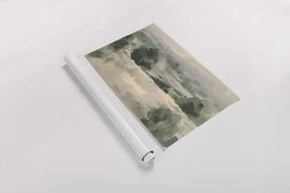 Tranquil Trails I by Danhui Nai. shown as a rolled paper print. Available as archival giclee rolled canvas, fine art paper, or poster print. SKU 86372i.