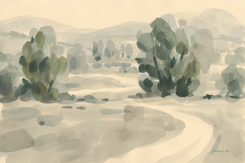 Tranquil Trails II by Danhui Nai. SKU 86373i. Archival Giclee Fine art print for wall decor.