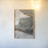 Transcend I Crop I by Danhui Nai. shown as a paper print in a natural frame. Available as a archival giclee rolled canvas, fine art paper, or poster print. SKU 86408h.