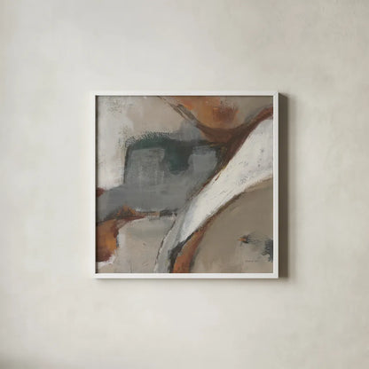 Transcend II by Danhui Nai. Shown in a crisp white glass frame for a clean and minimalist style. Available as an archival giclee rolled canvas, fine art paper, or poster print. SKU 85200a.