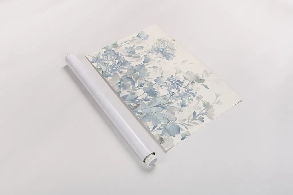 Translucent Garden Cool Crop by Danhui Nai. shown as a rolled paper print. Available as archival giclee rolled canvas, fine art paper, or poster print. SKU 46409i.