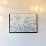 Translucent Garden Cool Crop by Danhui Nai. shown as a paper print in a black flame. Available as a archival giclee rolled canvas, fine art paper, or poster print. SKU 46409i.
