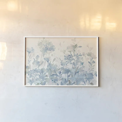 Translucent Garden Cool Crop by Danhui Nai. shown as a paper print in a white frame. Available as a archival giclee rolled canvas, fine art paper, or poster print. SKU 46409i.