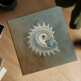Treasures from the Sea III by Danhui Nai. Shown as a detailed flat fine art print, highlighting archival giclee quality. Available as an archival giclee rolled canvas, fine art paper, or poster print. SKU 20691a.