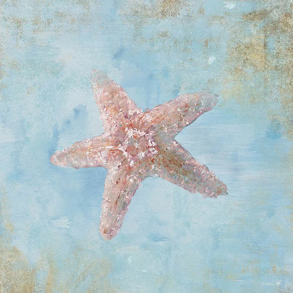 Treasures from the Sea IV Watercolor by Danhui Nai. SKU 26760a. Archival Giclee Fine art print for wall decor.