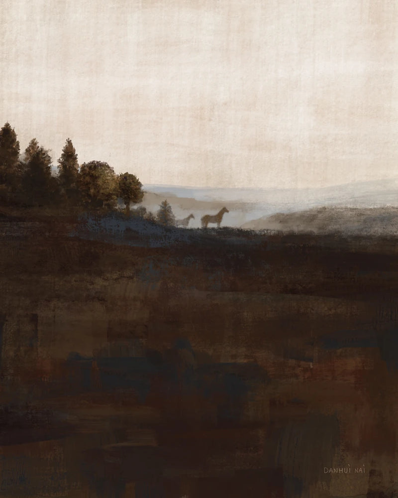 Trees on The Hilltop I by Danhui Nai