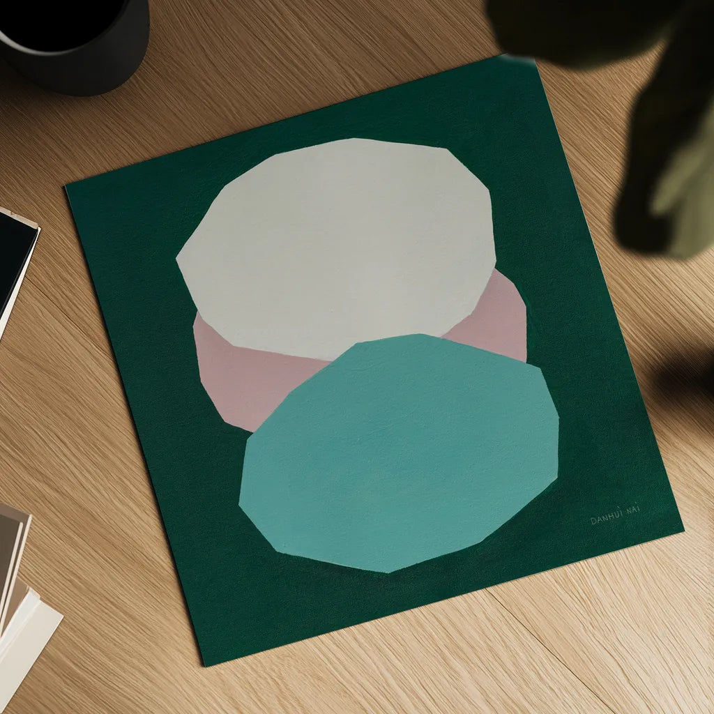 Trio by Danhui Nai. Shown as a detailed flat fine art print, highlighting archival giclee quality. Available as an archival giclee rolled canvas, fine art paper, or poster print. SKU 85829a.