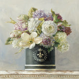 Tulips in Black and White Hatbox by Danhui Nai. SKU 10262a. Archival Giclee Fine art print for wall decor.
