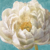 Turquoise Bloom II by Danhui Nai. SKU 2060a. Archival Giclee Fine art print for wall decor.