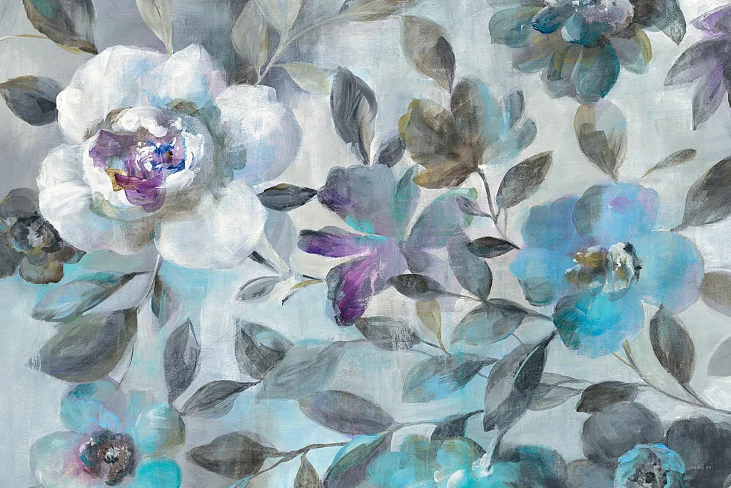 Twilight Flowers Crop by Danhui Nai. SKU 28648i. Archival Giclee Fine art print for wall decor.