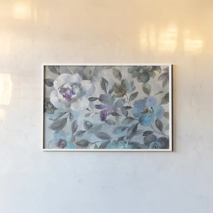 Twilight Flowers Crop by Danhui Nai. shown as a paper print in a white frame. Available as a archival giclee rolled canvas, fine art paper, or poster print. SKU 28648i.