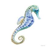 Undersea Seahorse by Danhui Nai. SKU 83138a. Archival Giclee Fine art print for wall decor.