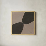 Unity by Danhui Nai. Shown in a natural wood glass frame for a timeless modern aesthetic. Available as an archival giclee rolled canvas, fine art paper, or poster print. SKU 85210a.