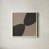 Unity by Danhui Nai. Shown in a crisp white glass frame for a clean and minimalist style. Available as an archival giclee rolled canvas, fine art paper, or poster print. SKU 85210a.