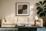 Unity by Danhui Nai. Displayed in a glass frame with matte in a clean modern living room. Available as an archival giclee rolled canvas, fine art paper, or poster print. SKU 85210a.