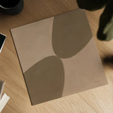 Unity Brown by Danhui Nai. Shown as a detailed flat fine art print, highlighting archival giclee quality. Available as an archival giclee rolled canvas, fine art paper, or poster print. SKU 85454a.