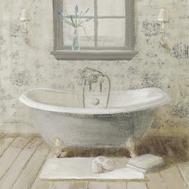 Victorian Bath I Neutral by Danhui Nai. SKU 54865a. Archival Giclee Fine art print for wall decor.