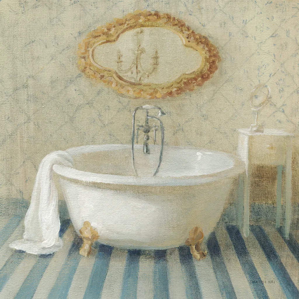 Victorian Bath II by Danhui Nai. SKU 5593a. Archival Giclee Fine art print for wall decor.