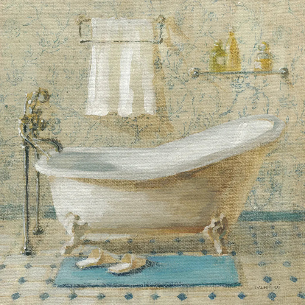 Victorian Bath III by Danhui Nai. SKU 5594a. Archival Giclee Fine art print for wall decor.