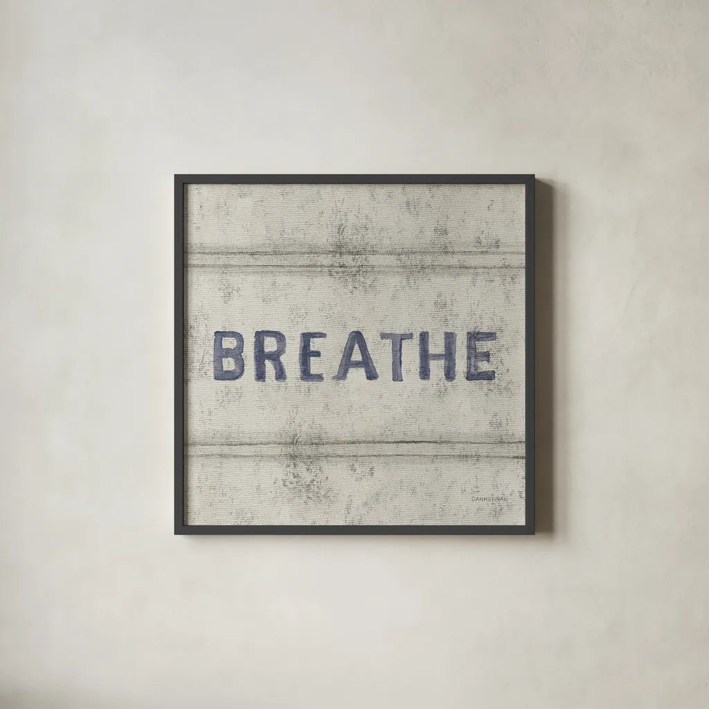 Victorian Bath Words I Sq by Danhui Nai. Shown in a sleek black glass frame for a contemporary gallery look. Available as an archival giclee rolled canvas, fine art paper, or poster print. SKU 82641a.