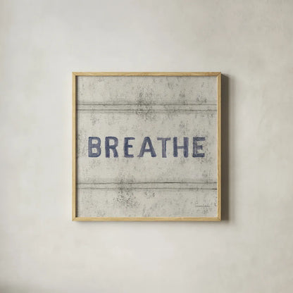 Victorian Bath Words I Sq by Danhui Nai. Shown in a natural wood glass frame for a timeless modern aesthetic. Available as an archival giclee rolled canvas, fine art paper, or poster print. SKU 82641a.