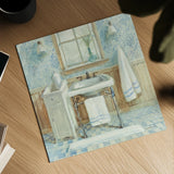Victorian Sink I by Danhui Nai. Shown as a detailed flat fine art print, highlighting archival giclee quality. Available as an archival giclee rolled canvas, fine art paper, or poster print. SKU 5439a.