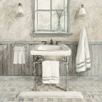 Victorian Sink I Neutral by Danhui Nai. SKU 88748a. Archival Giclee Fine art print for wall decor.