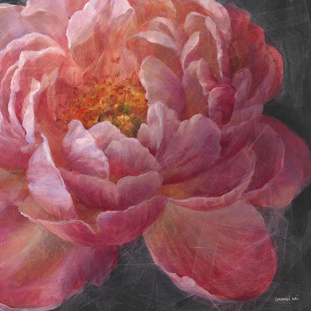 Vivid Floral I Crop by Danhui Nai. SKU 4947a. Archival Giclee Fine art print for wall decor.