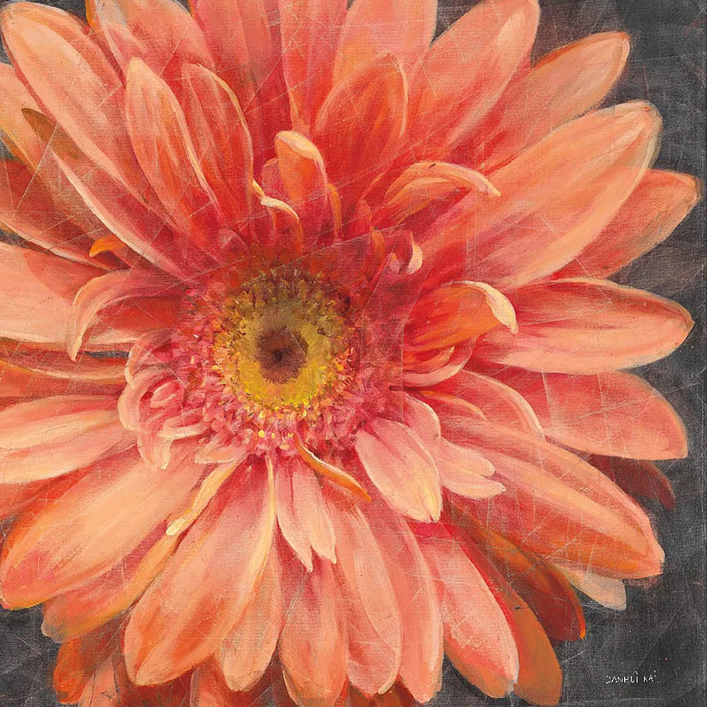 Vivid Floral II Crop by Danhui Nai. SKU 27968a. Archival Giclee Fine art print for wall decor.