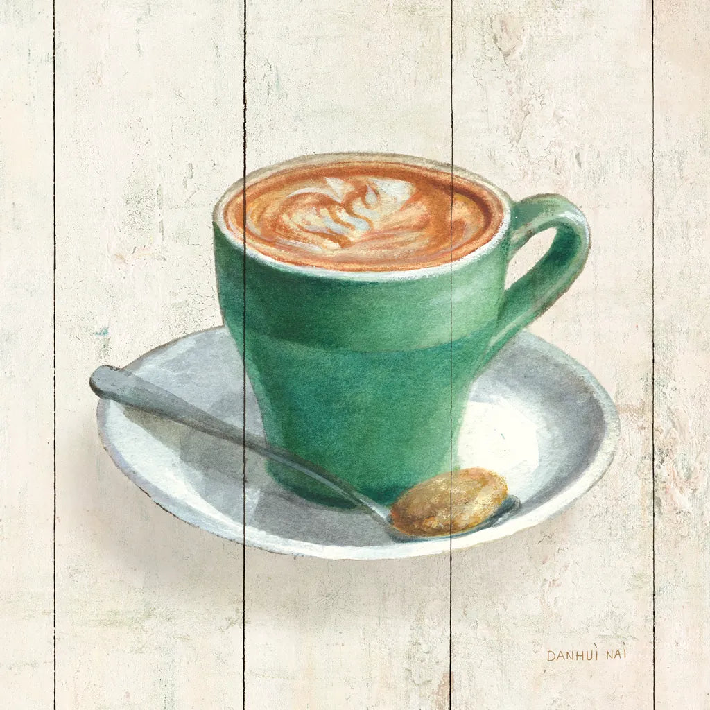 Wake Me Up Coffee II by Danhui Nai. SKU 58848a. Archival Giclee Fine art print for wall decor.