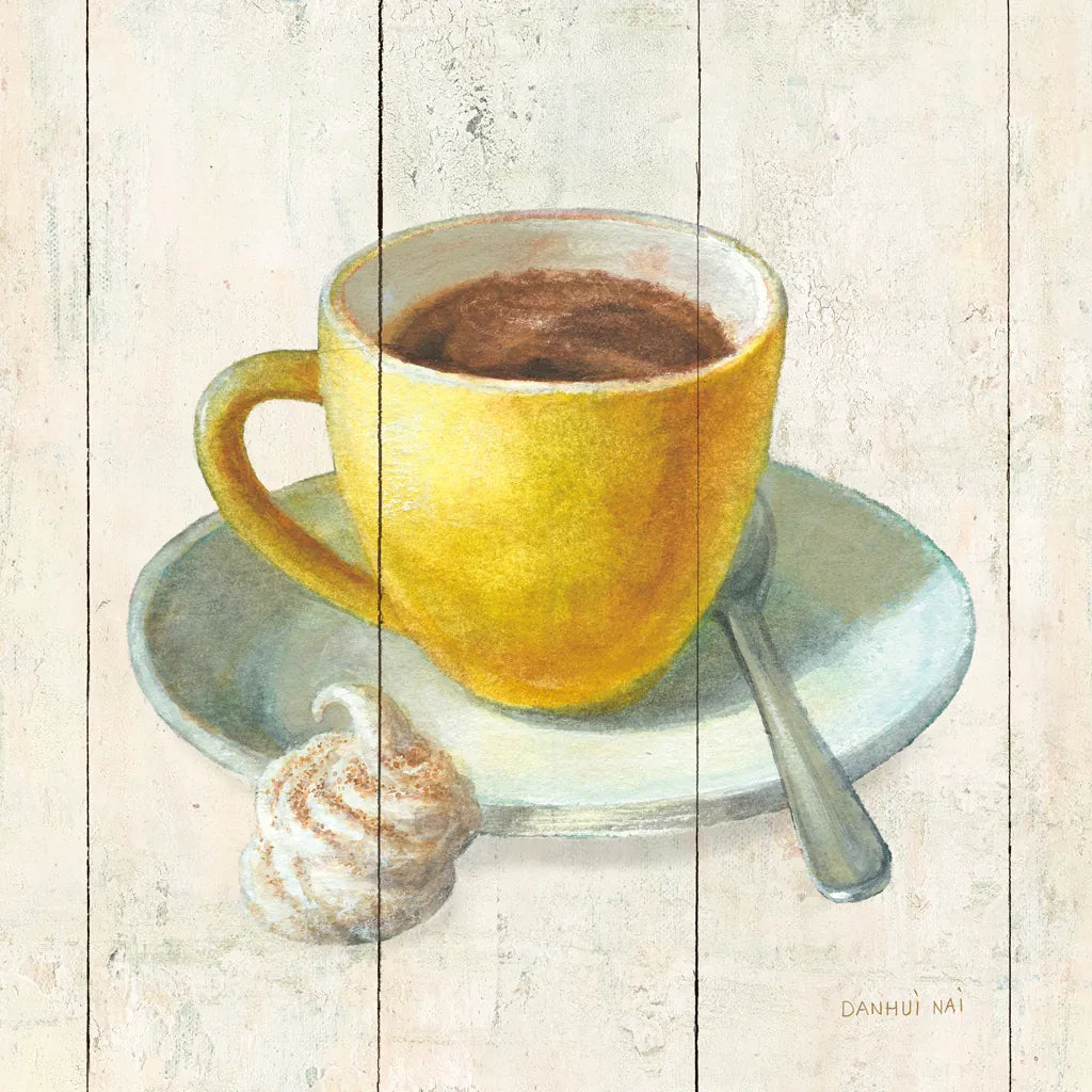 Wake Me Up Coffee IV by Danhui Nai. SKU 58850a. Archival Giclee Fine art print for wall decor.