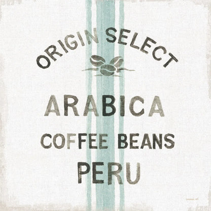 Wake Me Up Coffee Sack I Linen by Danhui Nai. SKU 61327a. Archival Giclee Fine art print for wall decor.