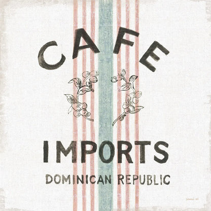 Wake Me Up Coffee Sack II Linen by Danhui Nai. SKU 61328a. Archival Giclee Fine art print for wall decor.