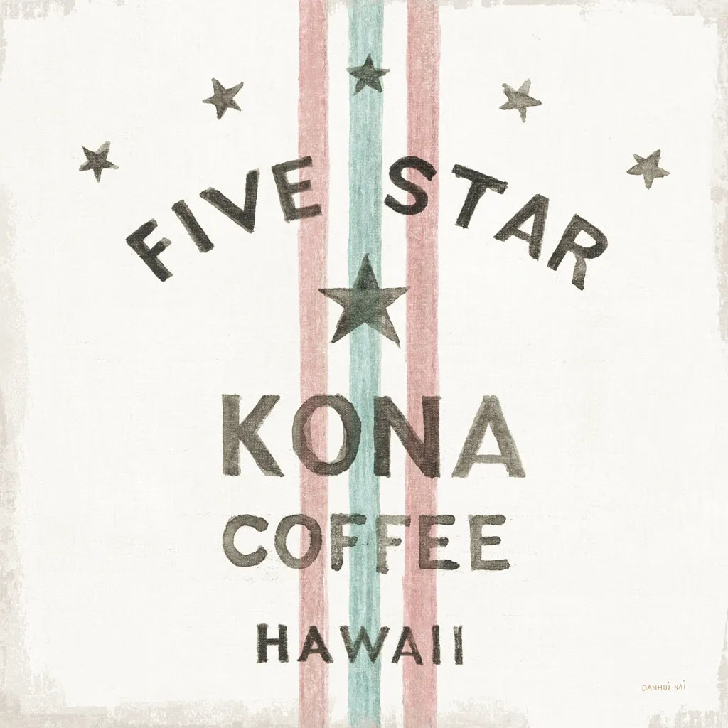 Wake Me Up Coffee Sack III by Danhui Nai. SKU 58861a. Archival Giclee Fine art print for wall decor.