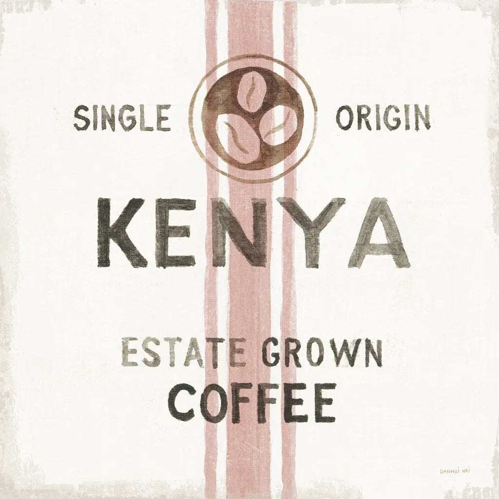 Wake Me Up Coffee Sack IV by Danhui Nai. SKU 58862a. Archival Giclee Fine art print for wall decor.