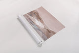 Warm Geometric Mountain by Danhui Nai. shown as a rolled paper print. Available as archival giclee rolled canvas, fine art paper, or poster print. SKU 72047i.