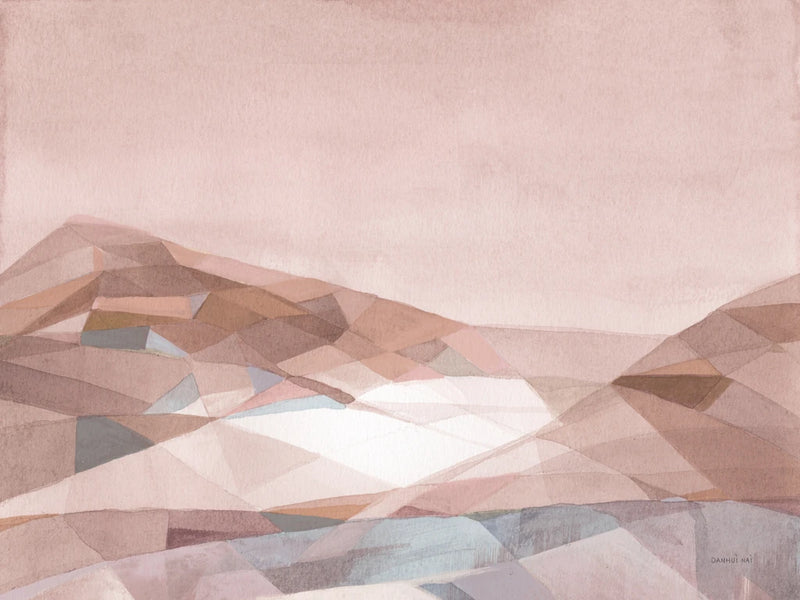 Warm Geometric Mountain v2 by Danhui Nai