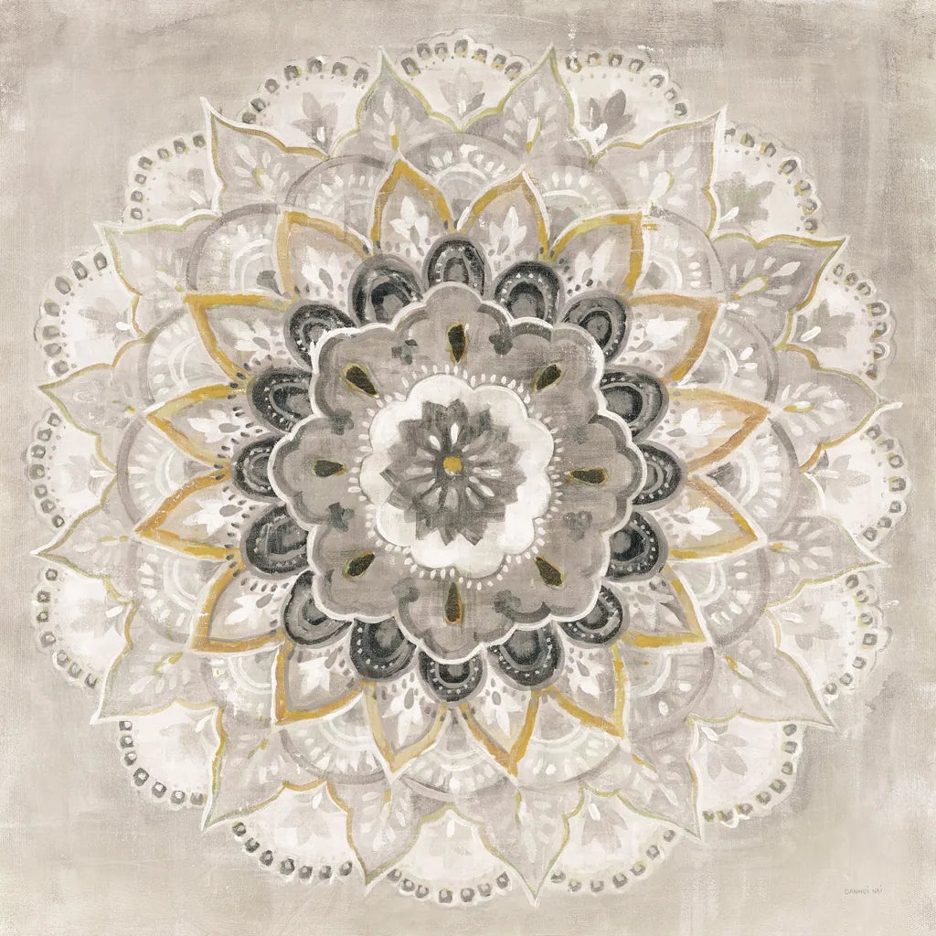 Warm Sunburst by Danhui Nai. SKU 66483a. Archival Giclee Fine art print for wall decor.