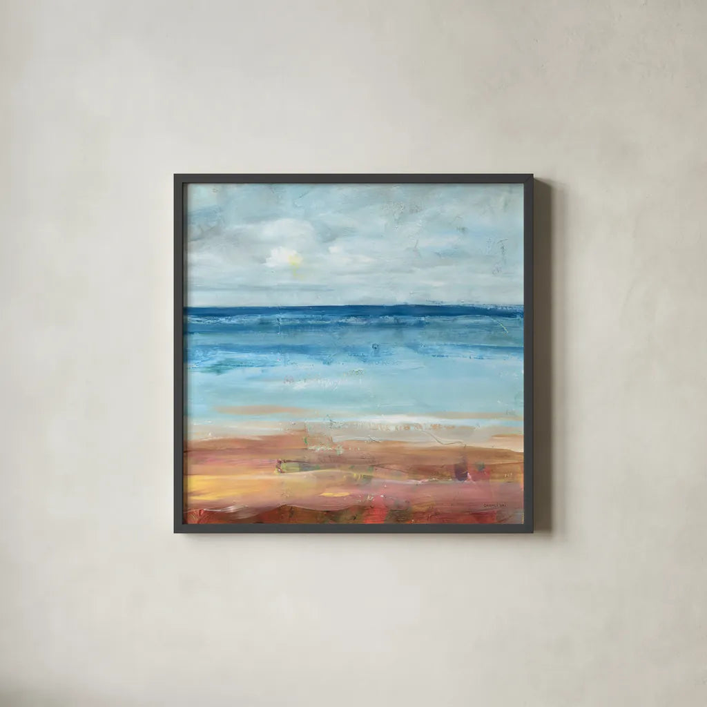 Water by Danhui Nai. Shown in a sleek black glass frame for a contemporary gallery look. Available as an archival giclee rolled canvas, fine art paper, or poster print. SKU 79295a.