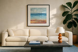 Water by Danhui Nai. Displayed in a glass frame with matte in a clean modern living room. Available as an archival giclee rolled canvas, fine art paper, or poster print. SKU 79295a.