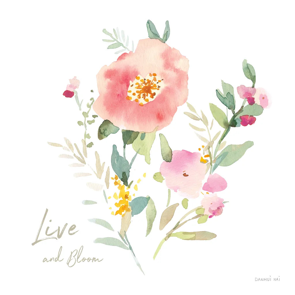 Watercolor Jewels VI by Danhui Nai. SKU 64441a. Archival Giclee Fine art print for wall decor.
