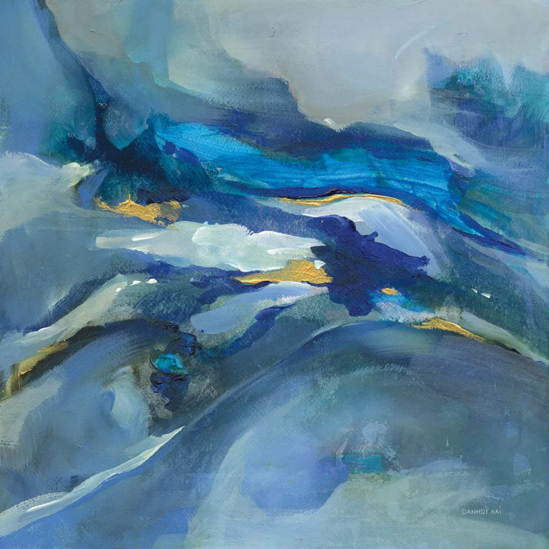 Waves of Color by Danhui Nai. SKU 73803a. Archival Giclee Fine art print for wall decor.