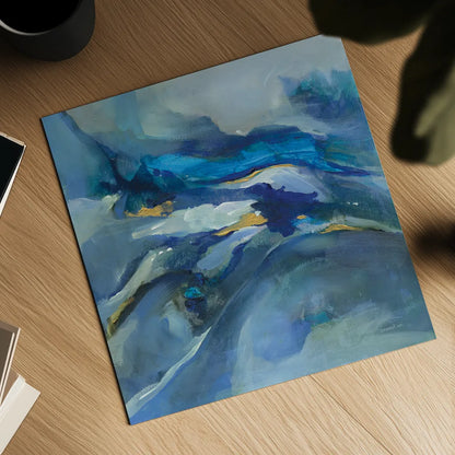 Waves of Color by Danhui Nai. Shown as a detailed flat fine art print, highlighting archival giclee quality. Available as an archival giclee rolled canvas, fine art paper, or poster print. SKU 73803a.